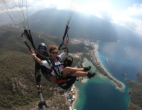 Fethiye Ölüdeniz’de Tandem Yamaç Paraşütü